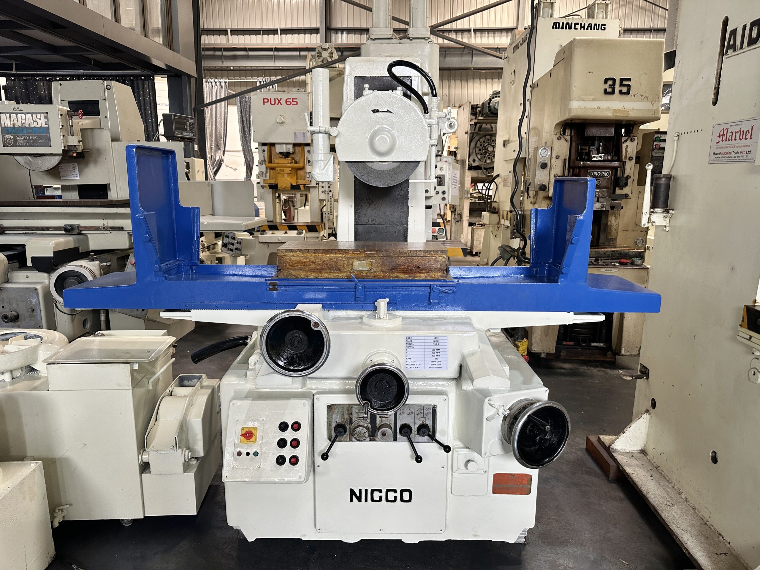 NICCO KIKAI JAPAN MODEL: NSG-6 – Marvel Machinery