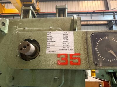 AMADA JAPAN MODEL : TP-35C - Image 7