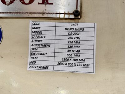 DONGSHIN KOREA MODEL : DS -200P - Image 12