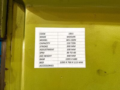 WOOJIN KOREA MODEL : WS-150N - Image 9